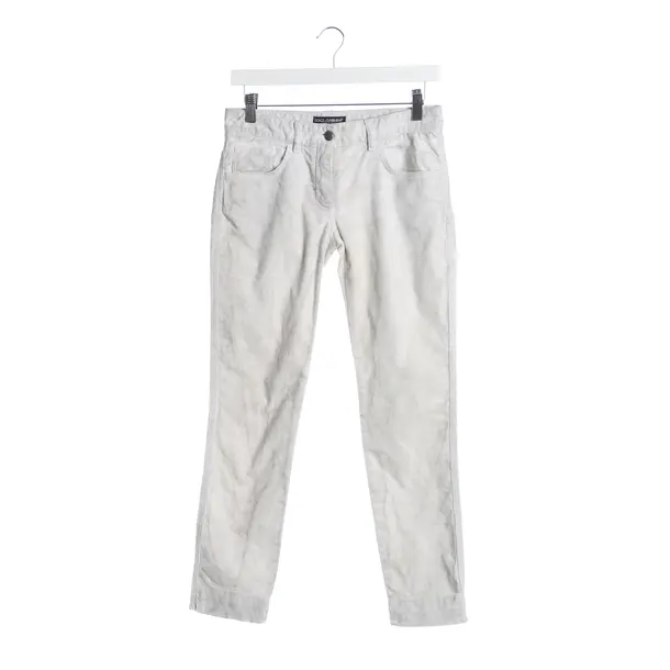 Pantaloni, in Grigio chiaro, Cotone, Dolce e Gabbana
