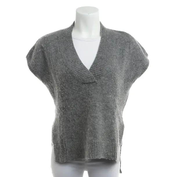 Sweater Vest, in Gray, Wool, Odeeh