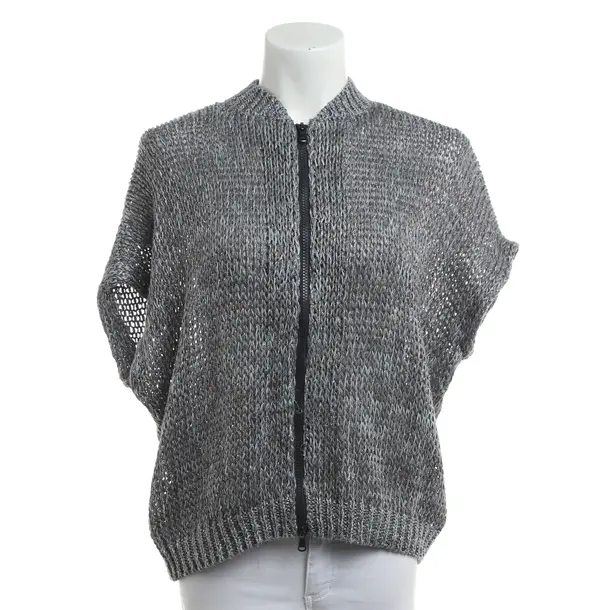 Gilet, in Multicolore, Lino, Brunello Cucinelli