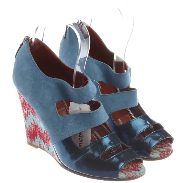 Wedges, in Light Blue, Missoni