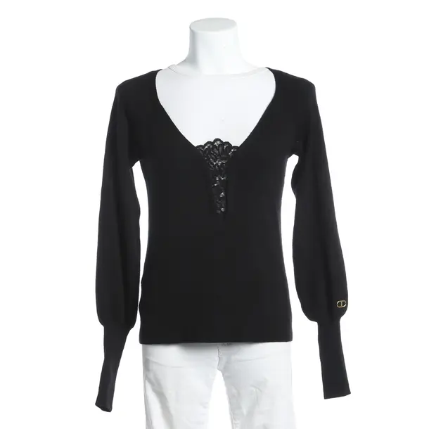 Jumper, in Black, Cotton, Twin Set