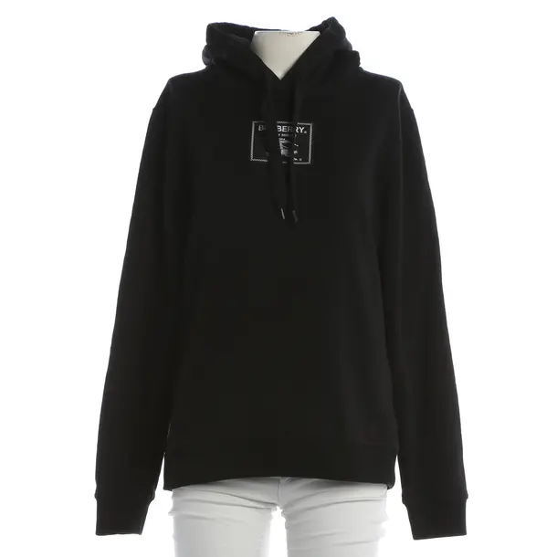 Felpa con cappuccio, in Nero, Cotone, Burberry