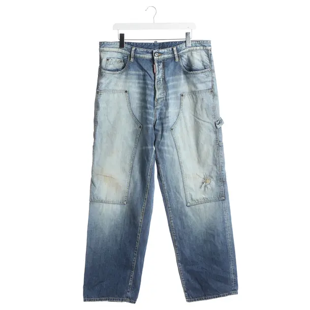 Straight Fit Jeans, in Blue, Cotton, Dsquared