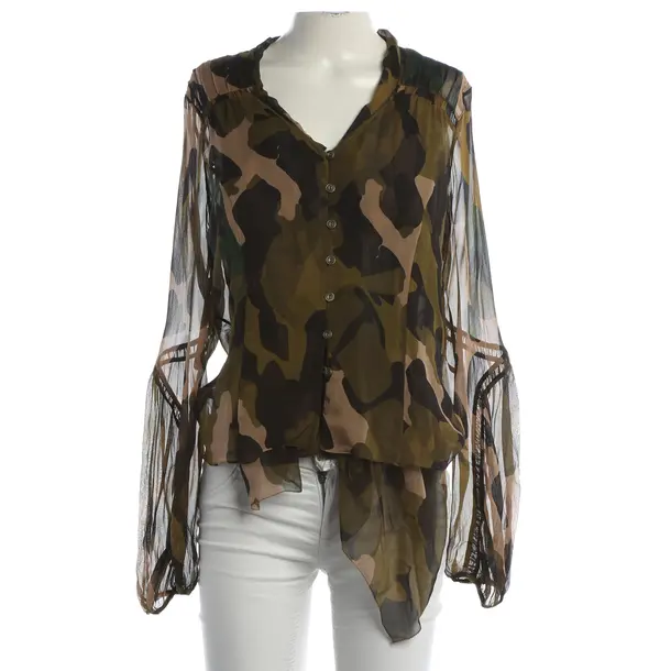 Camicetta, in Camouflage, Seta, Diane von Furstenberg