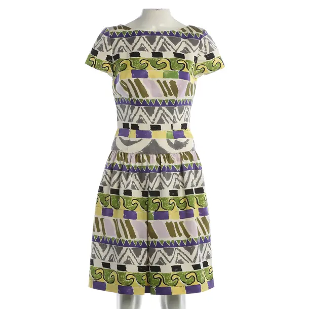 Dress, in Multicolored, Wool, Prada