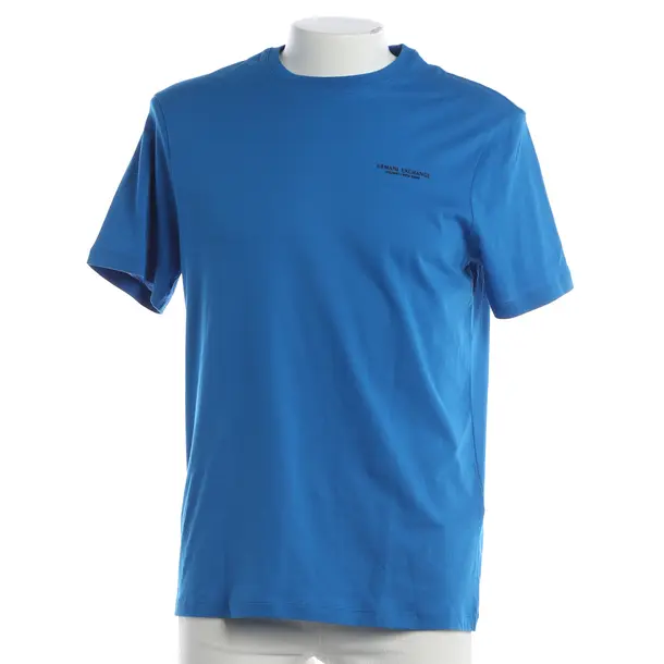 T-Shirt, in Blau, Baumwolle, Armani Exchange