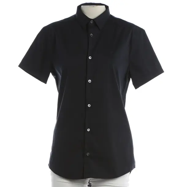 Blouse, in Navy, Cotton, Emporio Armani