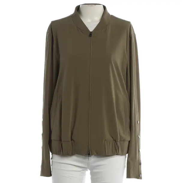 Summer Jacket, in Olive Green, Polyester, Marc Cain