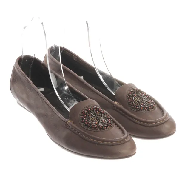 Ballet Flats, in Brown, Marc Cain