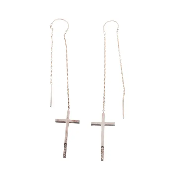 Ohrringe, in Silber, 925er Sterling Silber, Thomas Sabo