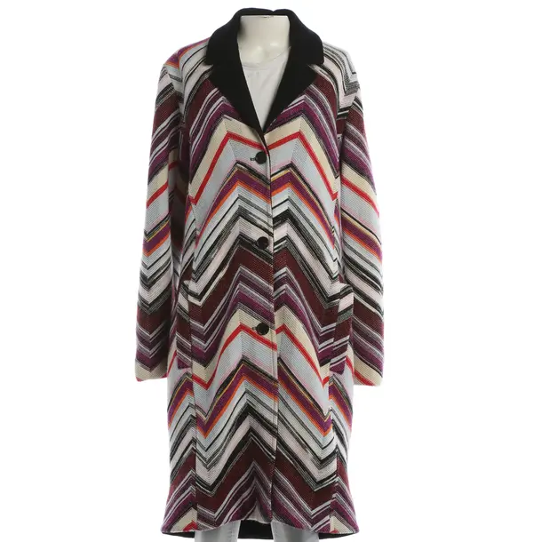 Mid-Season Coat, in Multicolored, Polyester, Missoni