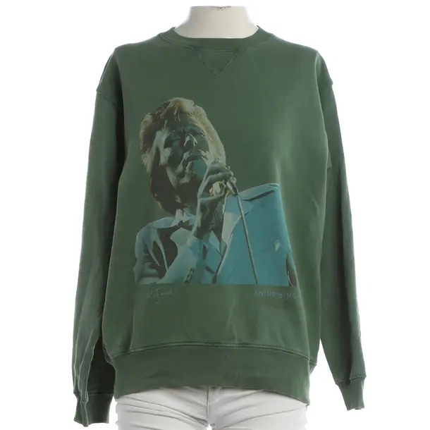 Sweatshirt, in Green, Cotton, Anine Bing
