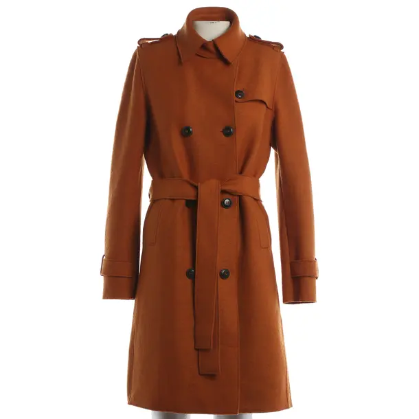 Mid-Season Coat, in Light Brown, Wool, Harris Wharf London