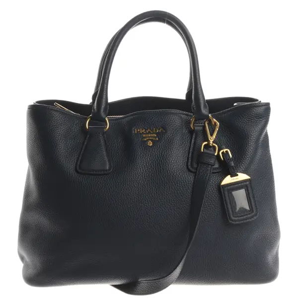 Handtasche, in Blau, Leder, Prada