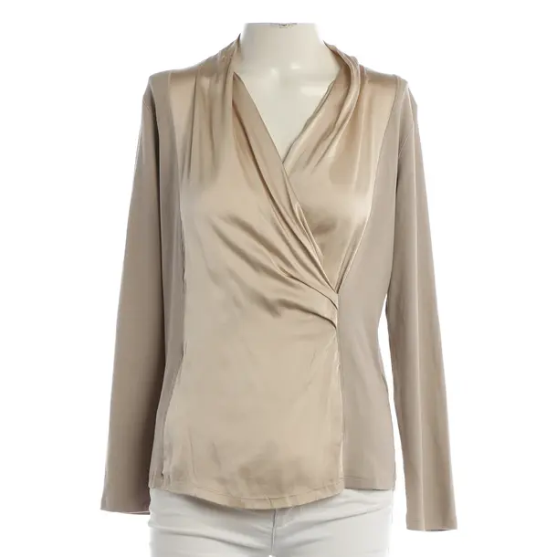 Blouse, in Light Brown, Cotton, Marc Cain