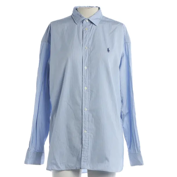 Bluse, in Blau, Baumwolle, Polo Ralph Lauren