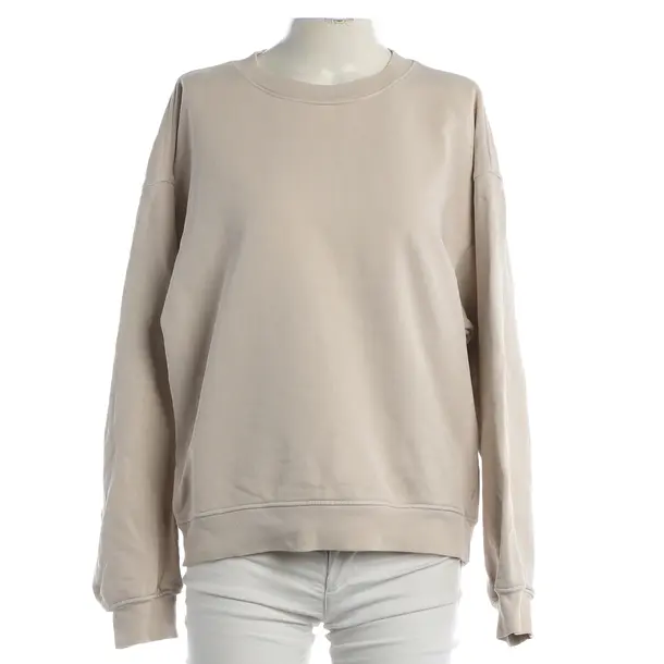 Felpa, in Beige, Cotone, Agolde