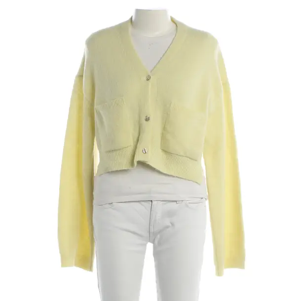 Strickjacke, in Gelb, Wolle, Nanushka