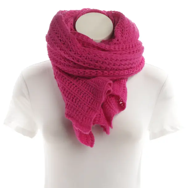 Scarf, in Pink, Wool, Rosa von Schmaus