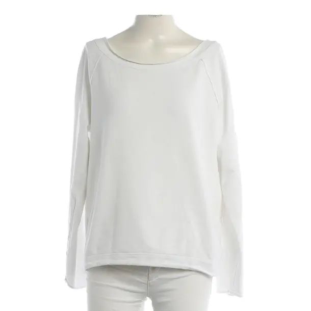 Sweatshirt, in White, Cotton, Juvia
