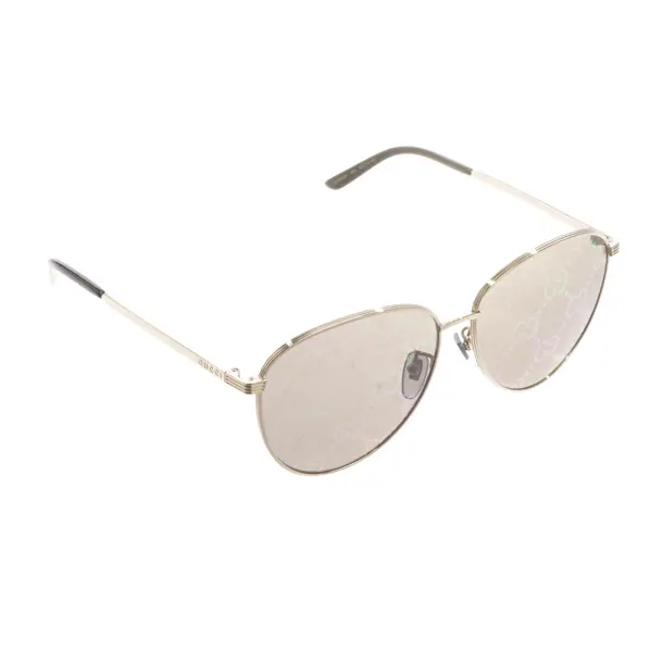 Sonnenbrille, in Silber, Kunststoff / Metall, Gucci