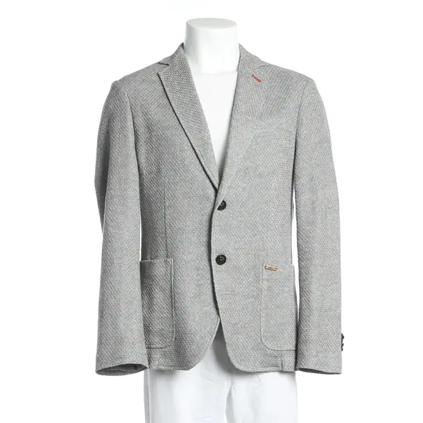 Blazer, in Light Gray, Linen, Luis Trenker