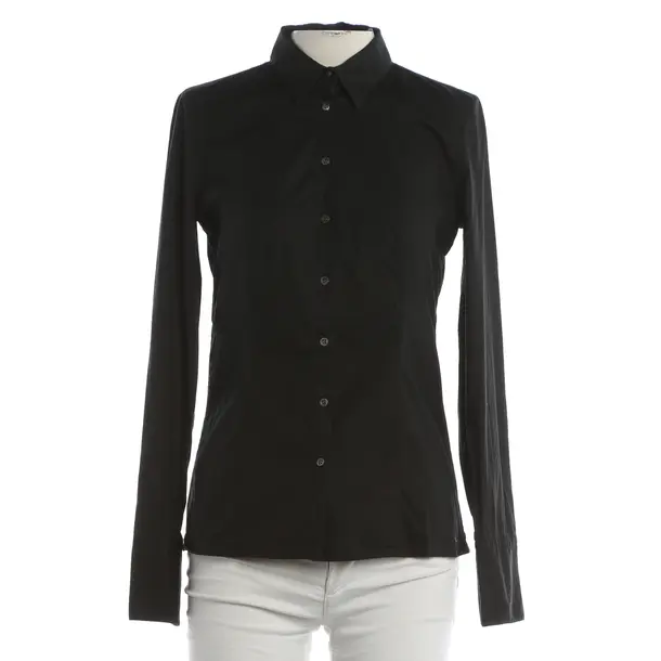 Bluse, in Schwarz, Baumwolle, Hugo Boss Red Label