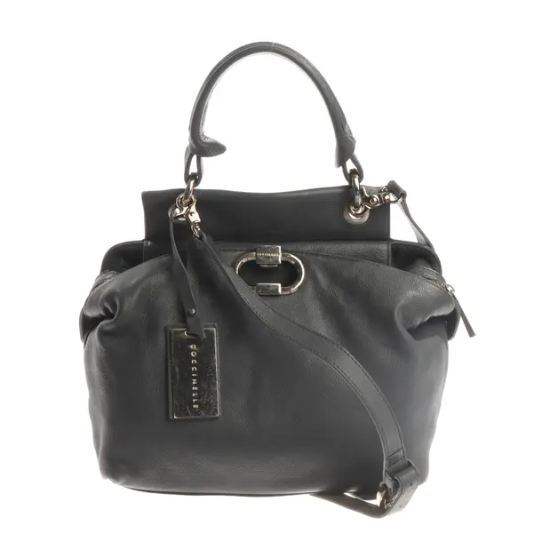 Handbag, in Gray, Leather, Coccinelle
