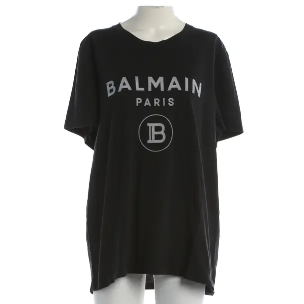 T-Shirt, in Schwarz, Baumwolle, Balmain