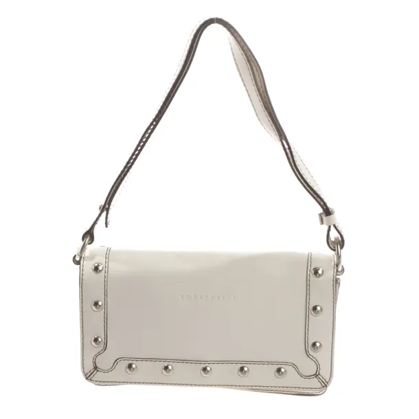 Schultertasche, in Weiß, Leder, Coccinelle