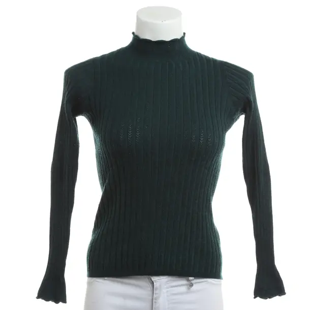 Jumper, in Green, Wool, Sandro