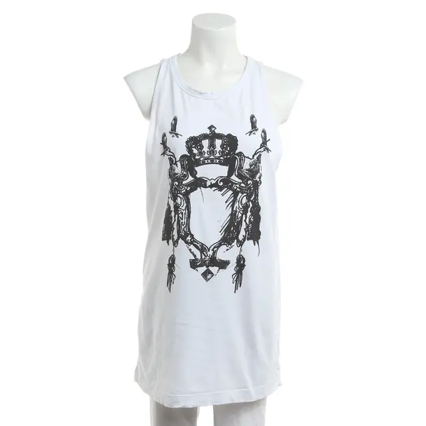 Top, in White, Cotton, Pierre Balmain