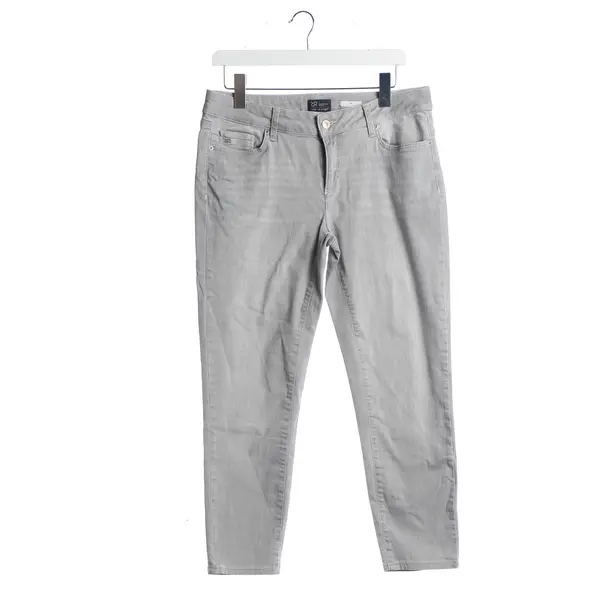 Jeans Skinny, in Hellgrau, Baumwolle, Raffaello Rossi