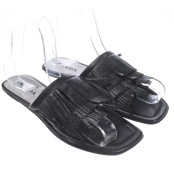 Sandalen, in Schwarz, Prada