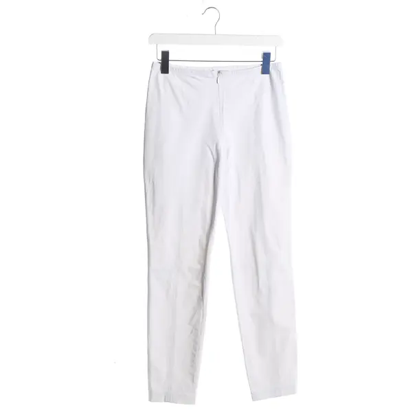 Pants, in White, Cotton, Raffaello Rossi