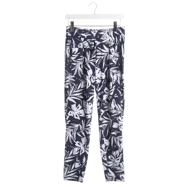 Pants, in Blue, Polyester, Raffaello Rossi