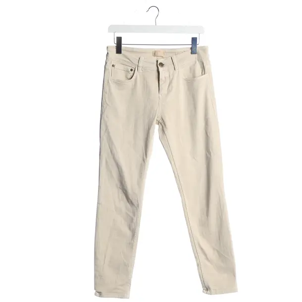 Jeans skinny, in Beige, Cotone, Chiuso