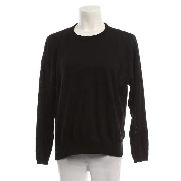 Jumper, in Black, Linen, Closed