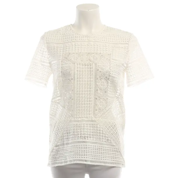 Blouse, in White, Polyester, self-portrait