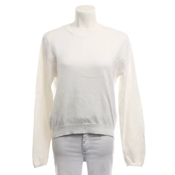 Pullover, in Weiß, Baumwolle, Allude