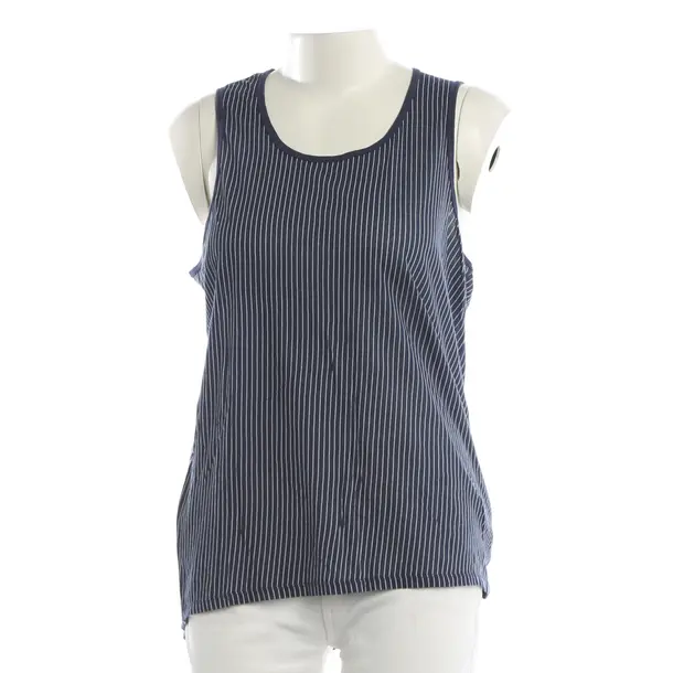 Top, in Navy, Baumwolle, American Vintage