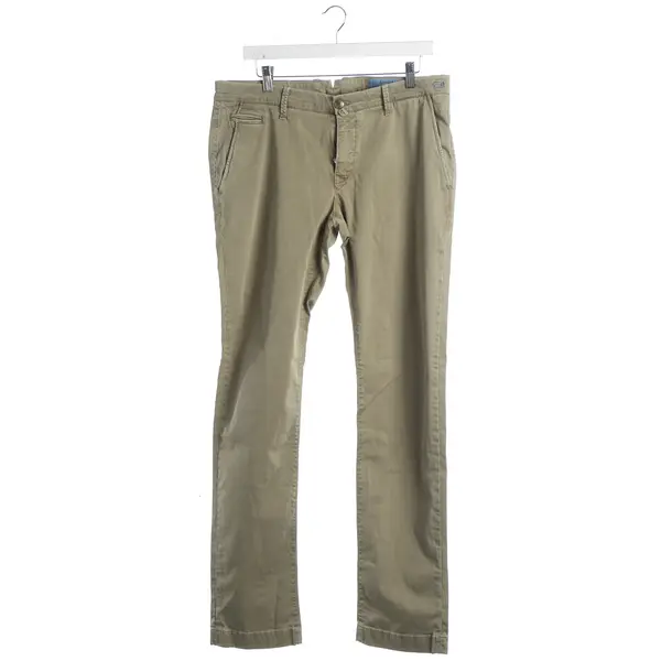 Chinos, in Light Green, Cotton, Jacob Cohen