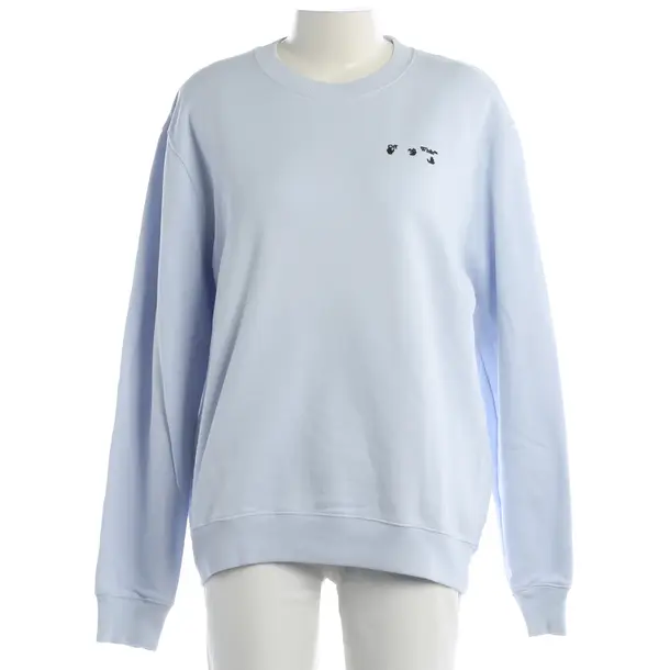 Sweatshirt, in Blue, Cotton, Off-White