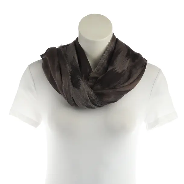 Shawl, in Light Gray, Cotton, Marc Cain