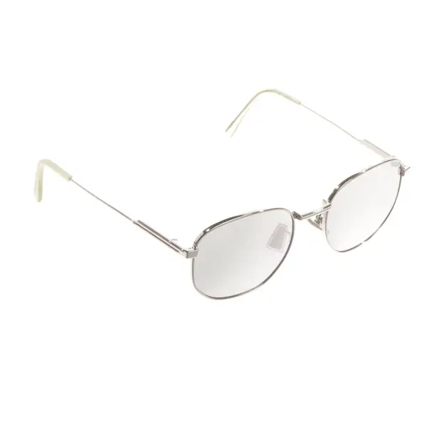 Sonnenbrille, in Silber, Kunststoff / Metall, Bottega Veneta