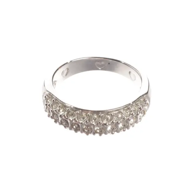 Ring, in Silber, Metall (metallisch, metallisiert), Swarovski