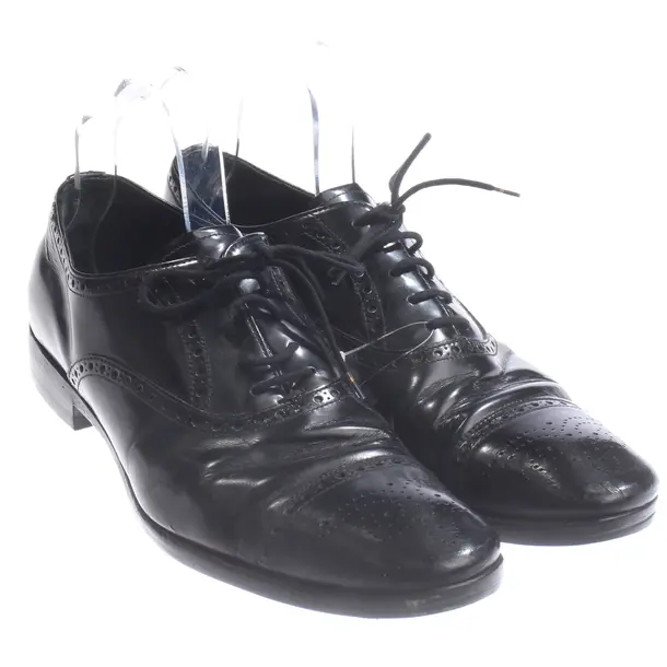 Lace Up Shoes, in Black, Prada