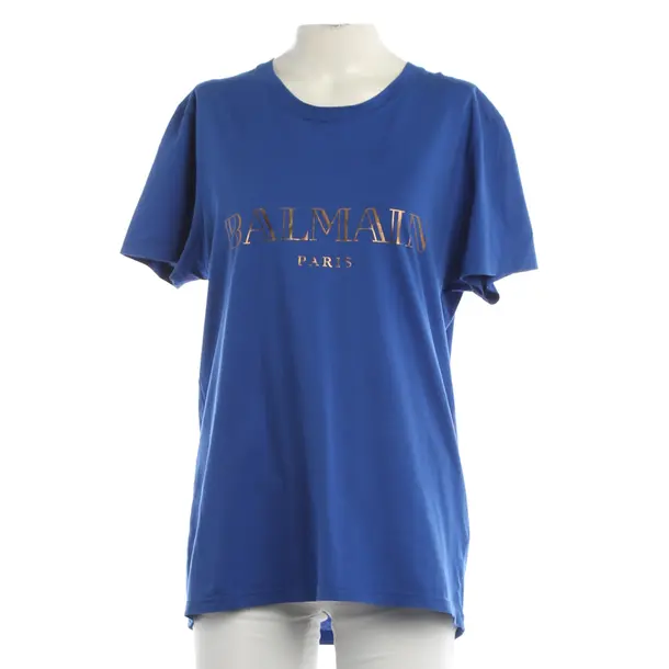 Shirt, in Blau, Baumwolle, Balmain