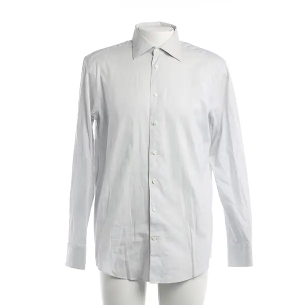 Shirt, in Light Gray, Cotton, Van Laack
