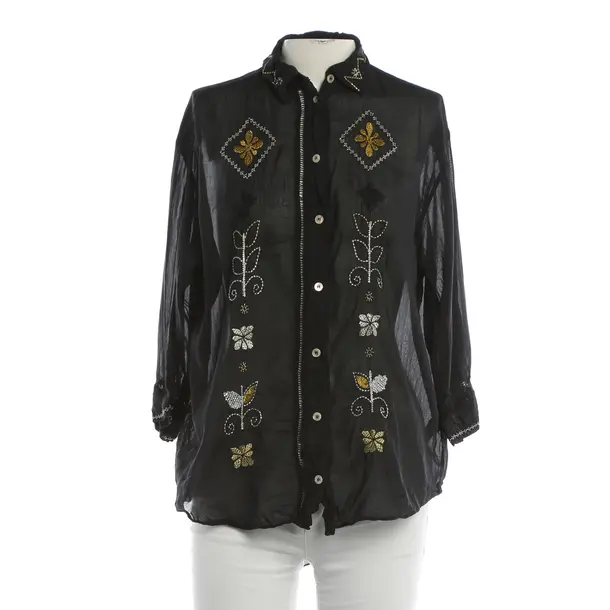 Blouse, in Black, Cotton, Forte_Forte